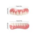 Dentadura Universal NewSmile Ajustável, Discreta e Confortável - Kit Prótese Dental Completa - Compre 1 e Leve 2