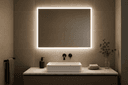 Espelho Banheiro LED 60x80cm - Iluminação Touch Moderno