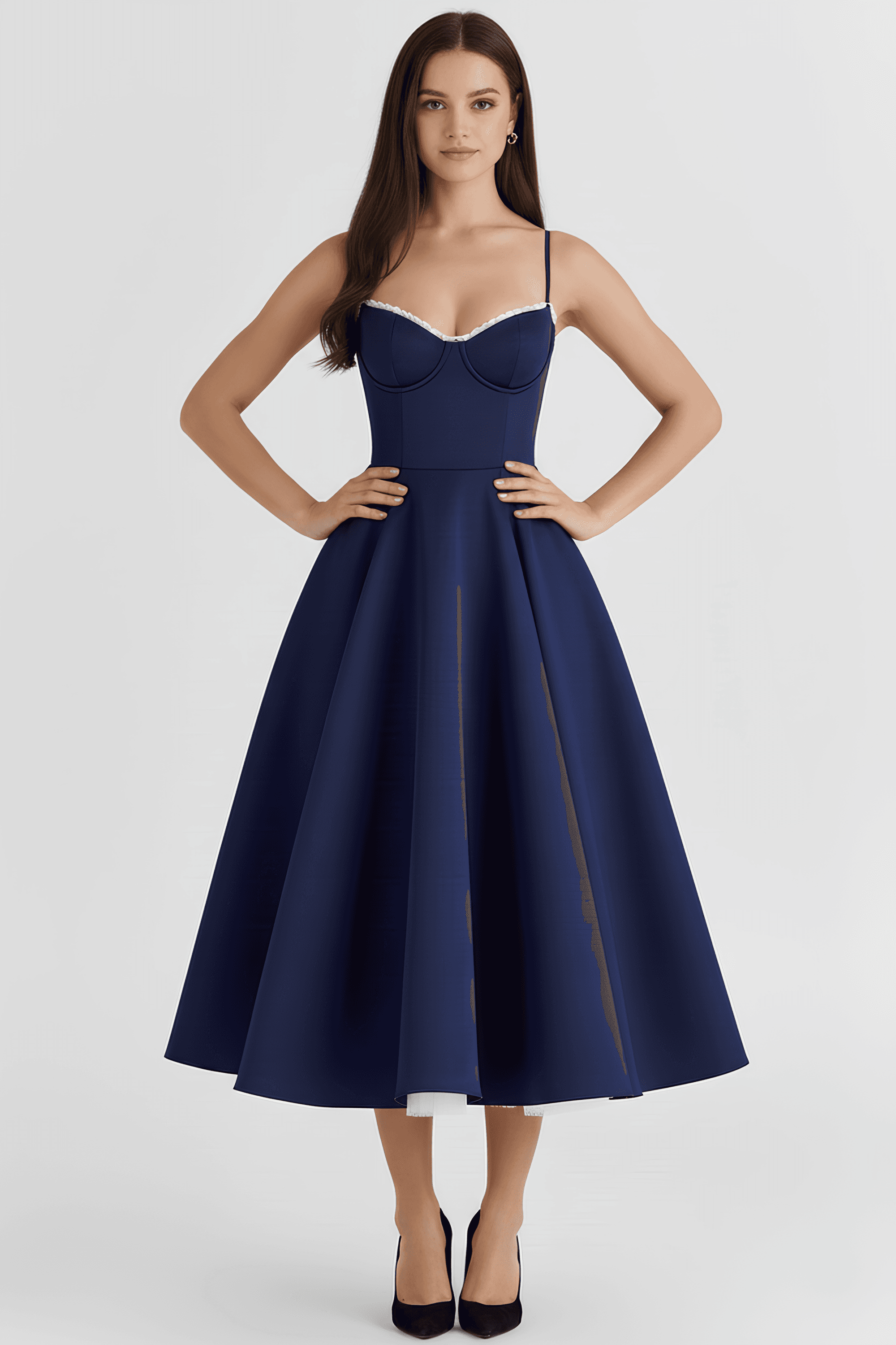 Vestido Midi Cloe - Dupla Camada