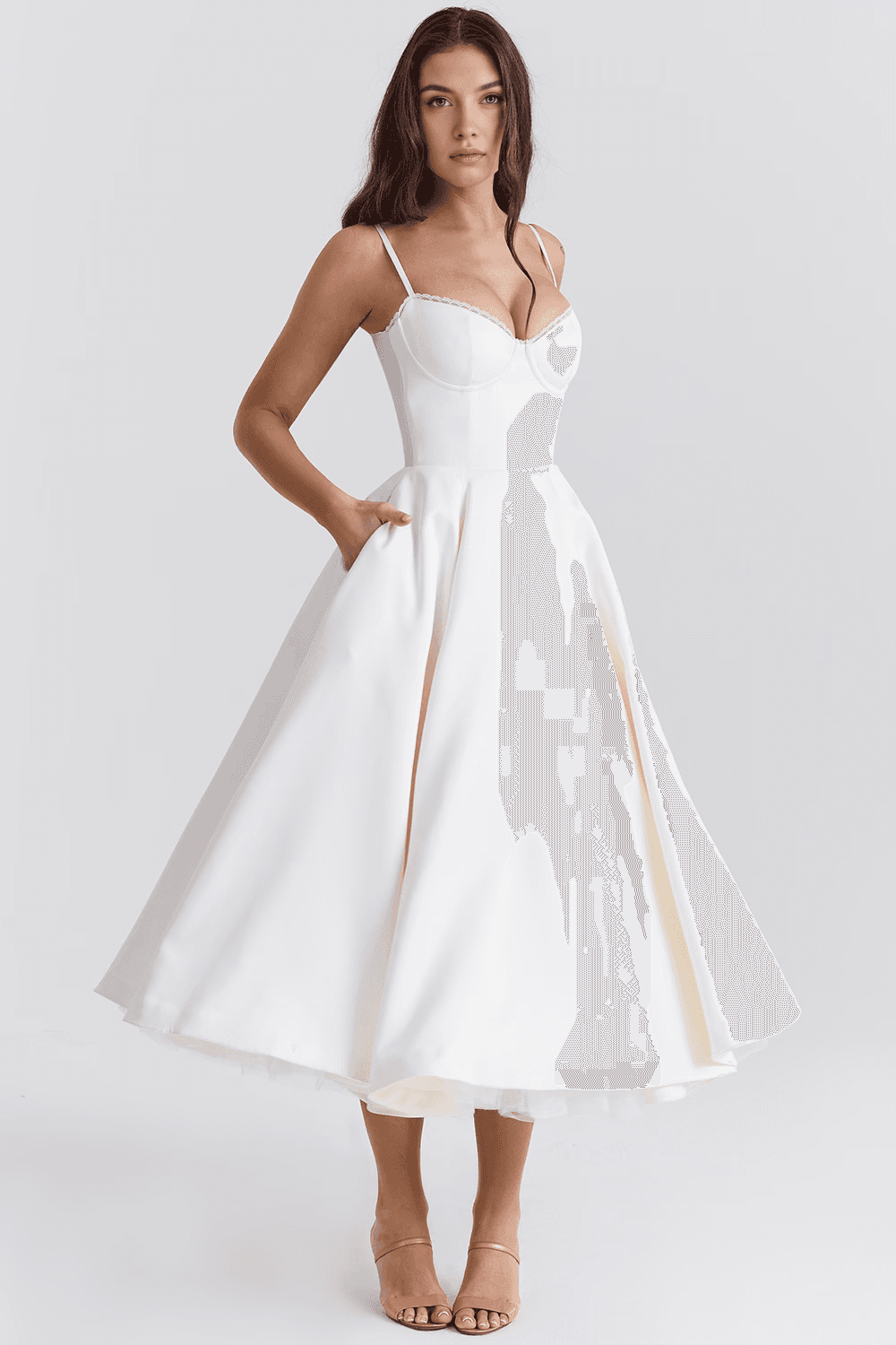 Vestido Midi Cloe - Dupla Camada