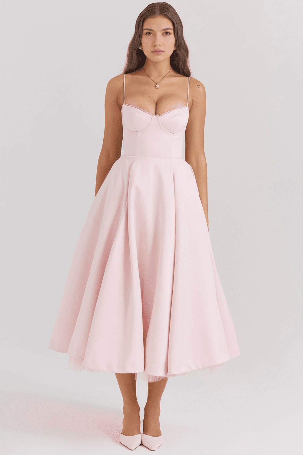 Vestido Midi Cloe - Dupla Camada