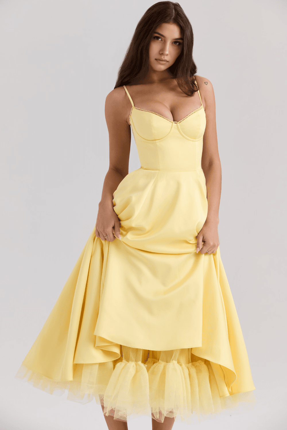 Vestido Midi Cloe - Dupla Camada
