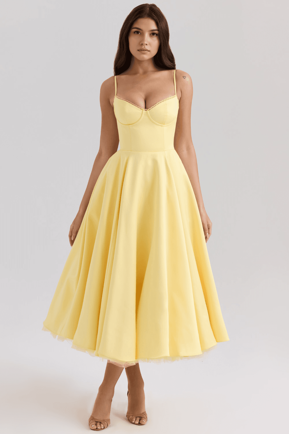 Vestido Midi Cloe - Dupla Camada