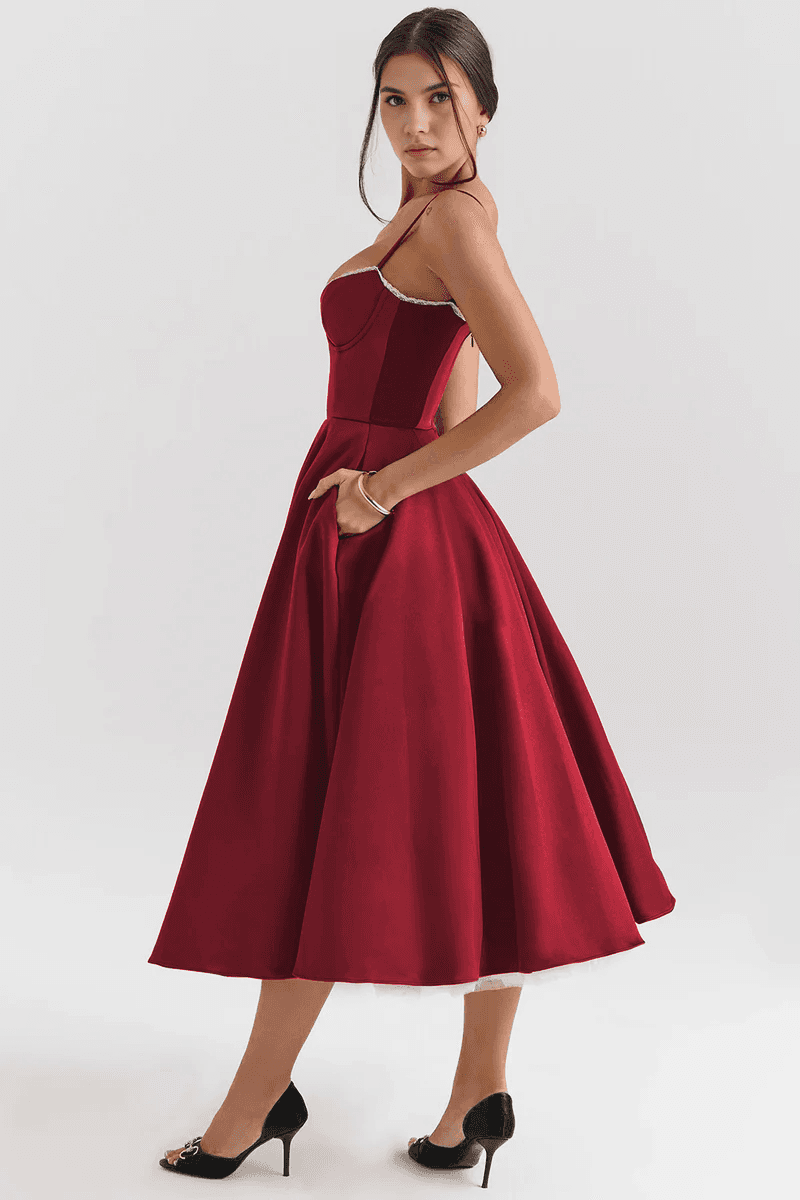 Vestido Midi Cloe - Dupla Camada
