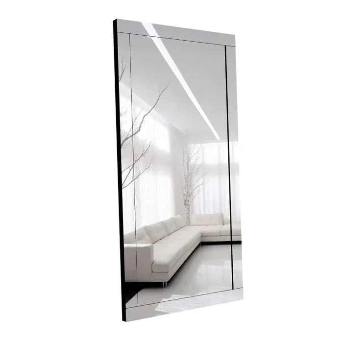 Espelho Grande Corpo Inteiro 185x90cm DubaI Prata — Moda Praia Feminina Sal & Brisa