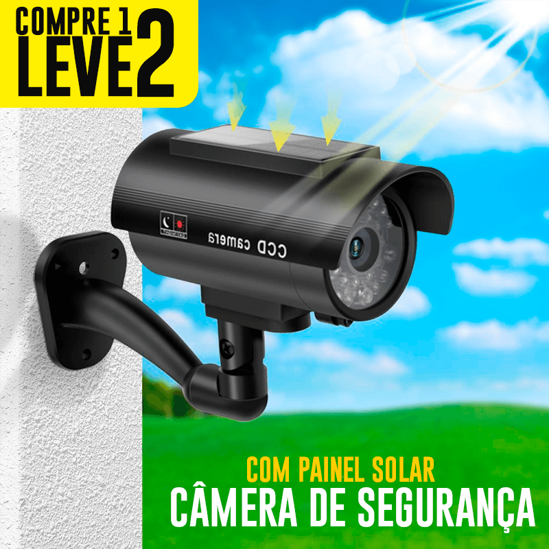 Câmera de Energia Solar FullHD 4K a Prova D'água - Compre 1, Leve 2 — Moda Praia Feminina Sal & Brisa