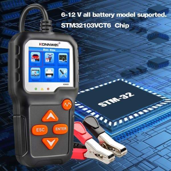 Testador De Bateria Automotiva Konnwei KW650 — vista alternativa, Sal & Brisa
