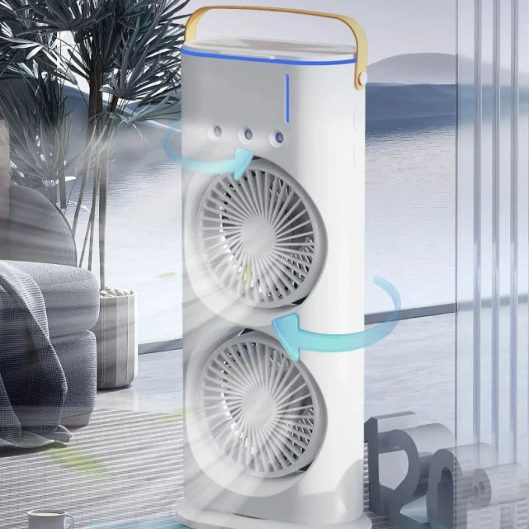 Ventilador Climatizador Duplo com Função Umidificador 3 em 1 - MaxVent — vista alternativa, Sal & Brisa